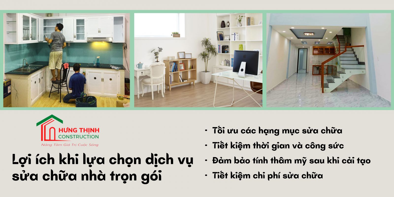 SỬA NHÀ TRỌN GÓI TP HCM GIÁ RẺ